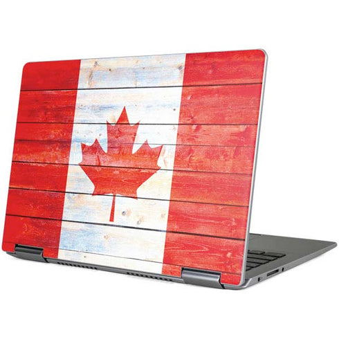 Canada Flag Light Wood Yoga 710 14in Skin